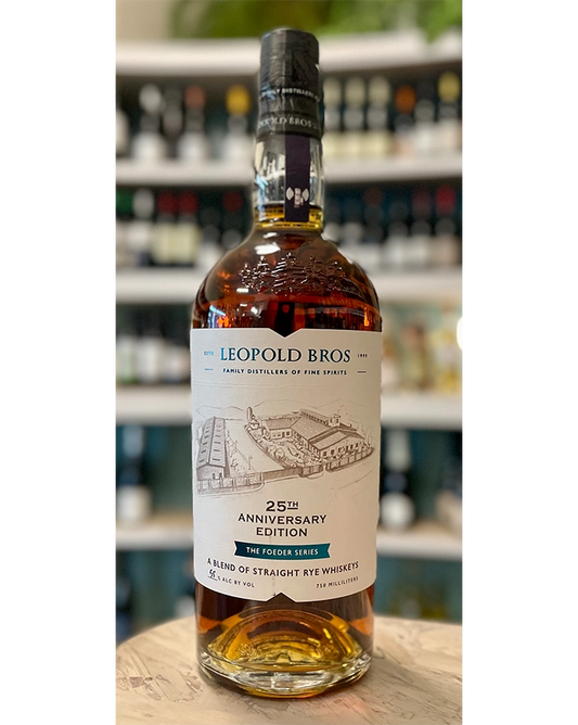 Leopold Bros.  "25th Anniversary Edition - The Foeder Series"  A Blend of Straight Rye Whiskies