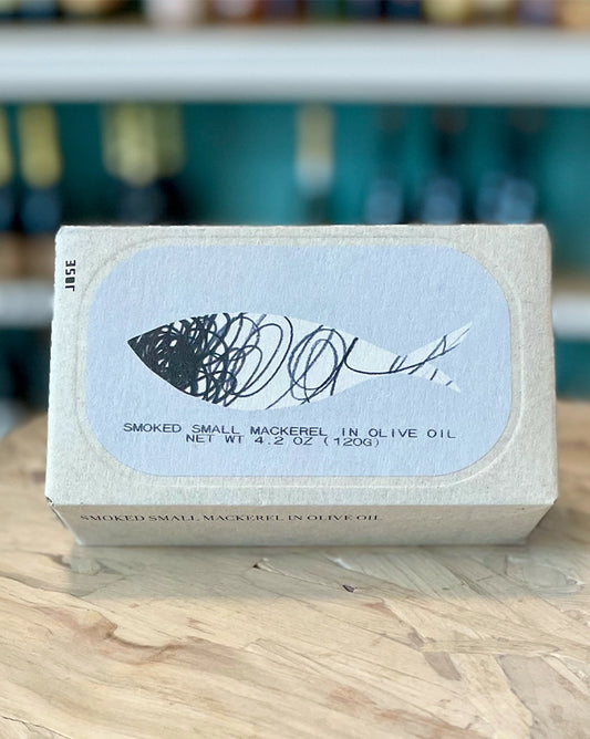 Jose Gourmet  Smoked Small Mackerel in Olive Oil  Lisbon, Portugal