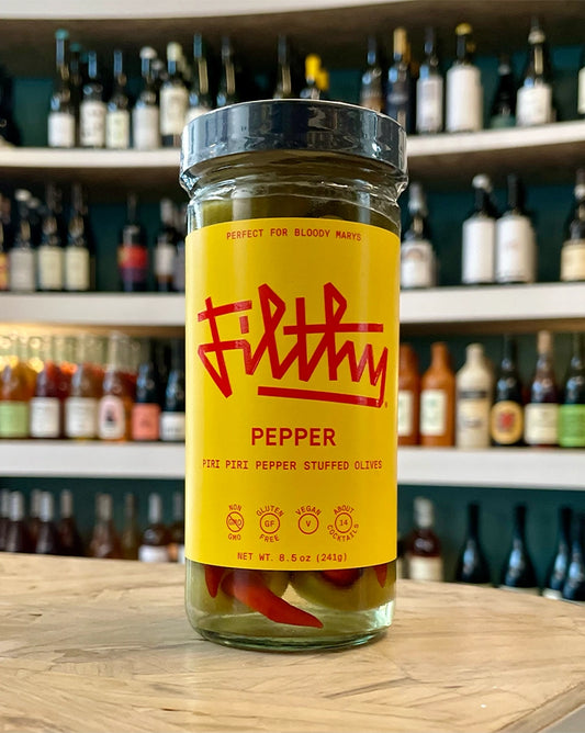 Filthy  Piri Piri Pepper Stuffed Olives