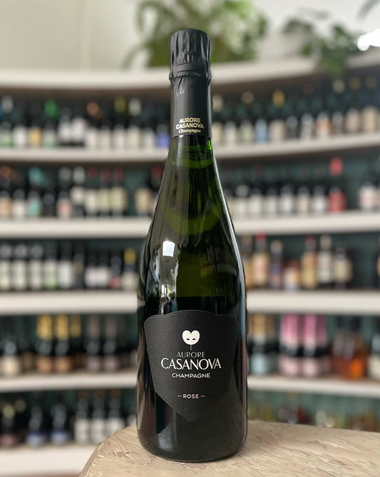 Champagne Aurore Casanova  'Cuvée Rose'  NV  Extra Brut Rosé  Montagne de Reims