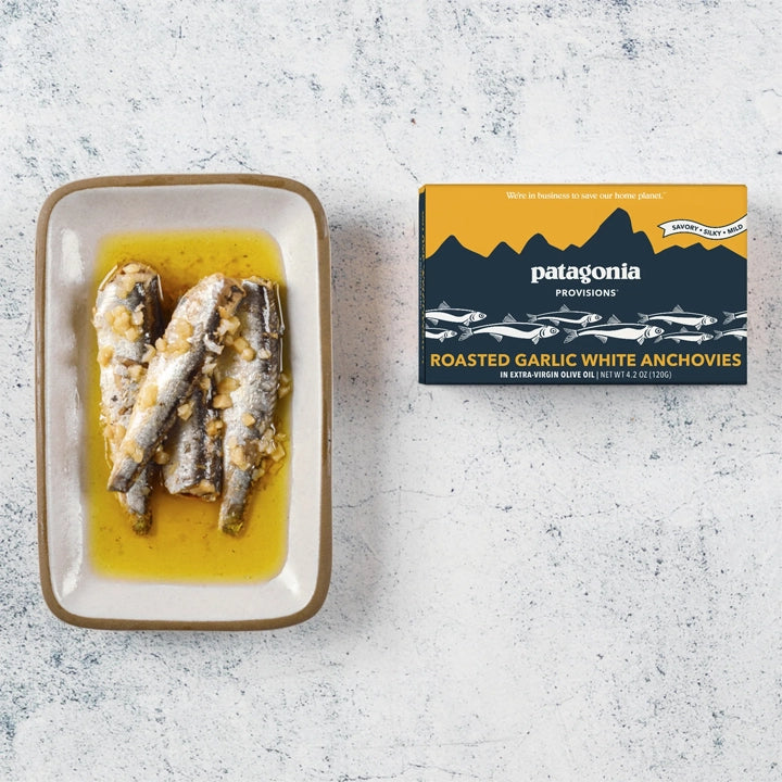 Patagonia Provisions  Roasted Garlic White Anchovies