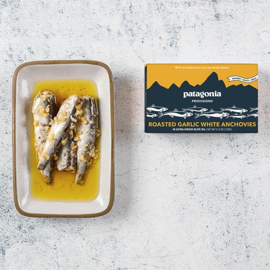 Patagonia Provisions  Roasted Garlic White Anchovies