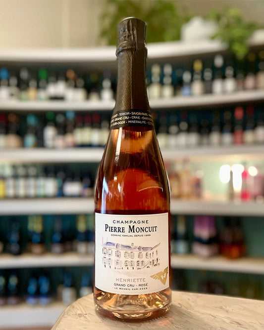 Champagne Pierre Moncuit  'Henriette'  NV  Grand Cru Brut Rosé  Le-Mesnil-sur-Oger, Marne