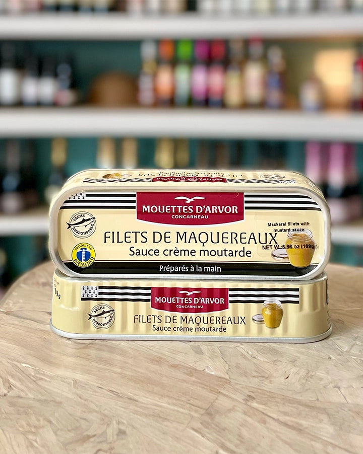 Les Mouettes d'Arvor  Mackerel in Mustard & Creme Fraiche  Concarneau, France