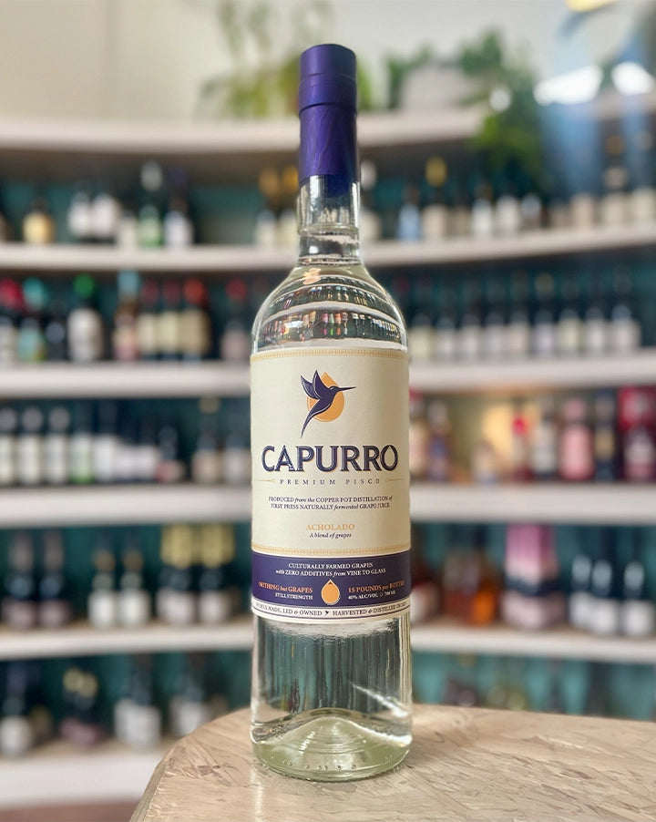 Capurro  'Acholado'  Copper Pot Distilled Pisco  Nasca, Ica, Perú