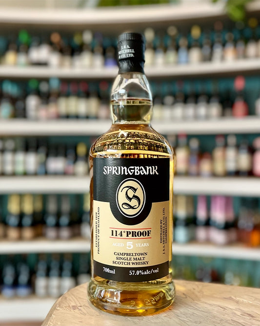 Springbank  '114° Proof'  Aged 5 Years  Single Malt Scotch Whisky  Campbeltown