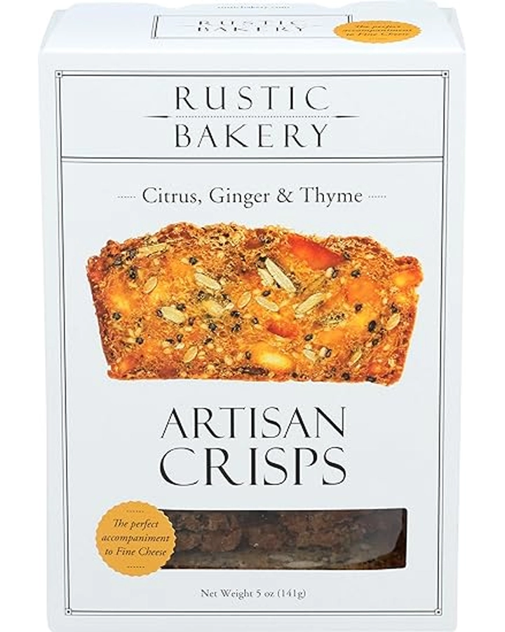 Rustic Bakery  Citrus, Ginger, & Thyme  Organic Artisan Crisps