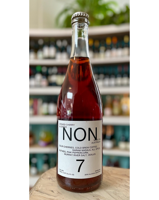 NON  "7"  Stewed Cherry & Coffee  Sparkling Zero Alcohol Wine Alternative