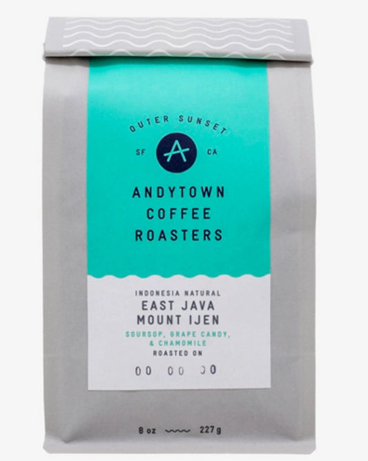 Andytown Coffee Roasters  Indonesia Natural  East Java  Mount Ijen  San Francisco