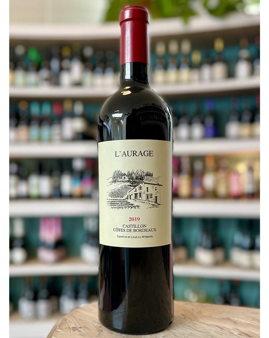 Caroline et LouLou Mitjavile  "Domaine de L'Aurage"  2019  Castillon  Côtes de Bordeaux
