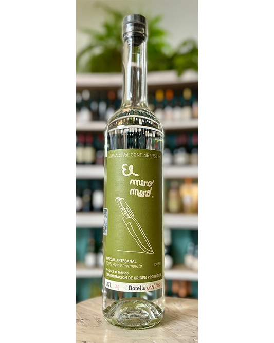 El Mero Mero "Tepextate"  Mezcal Artesanal Joven  Oaxaca, Mexico