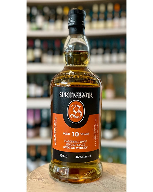 Springbank  Aged 10 Years  Single Malt Scotch Whisky  Campbeltown