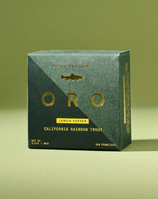 Oro Pacific Provisions  'Lemon Pepper'  California Rainbow Trout  San Francisco