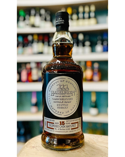 Springbank  "Hazelburn"  15 Year Sherry Wood Aged Single Malt Scotch Whisky  Campbeltown