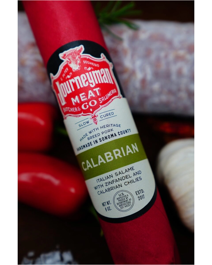 Journeyman Meat Co.  Calabrian Salame