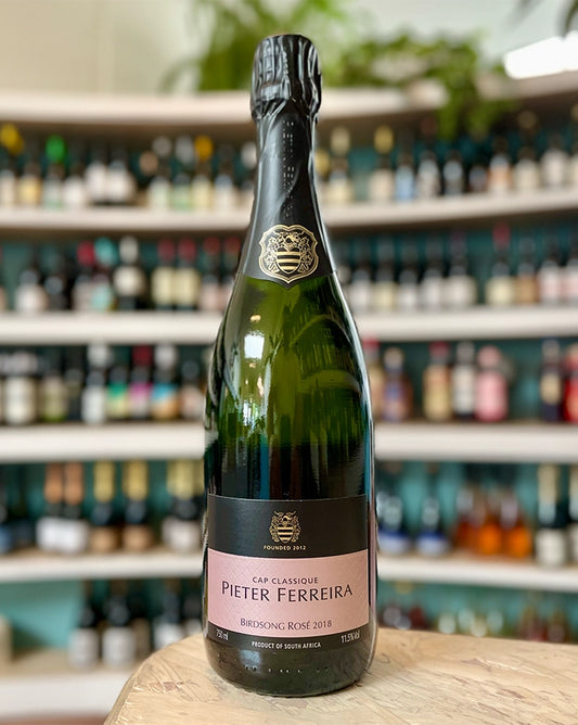 Pieter Ferreira  'Birdsong'  2018  Cap Classique Rosé  Robertson, South Africa