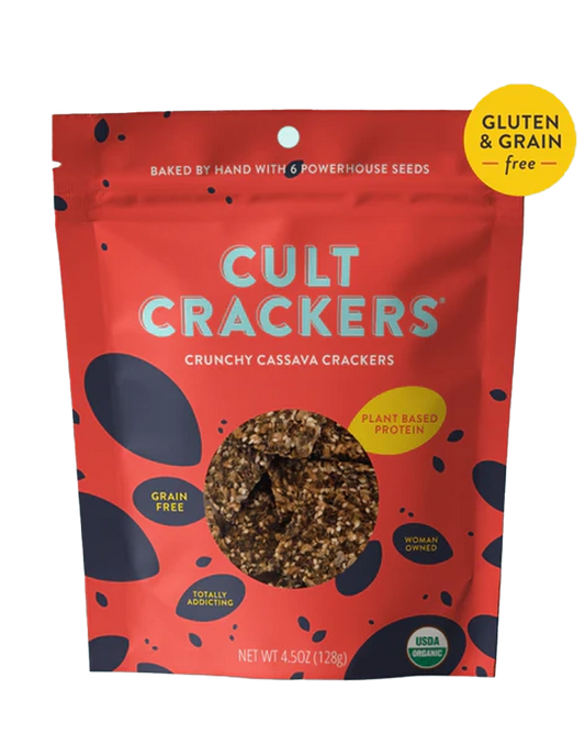 Cult Crackers - Crunchy Cassava Crackers