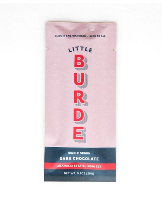 Little Burde Single Origin Dark Chocolate  Anamalai Estate  India  72%