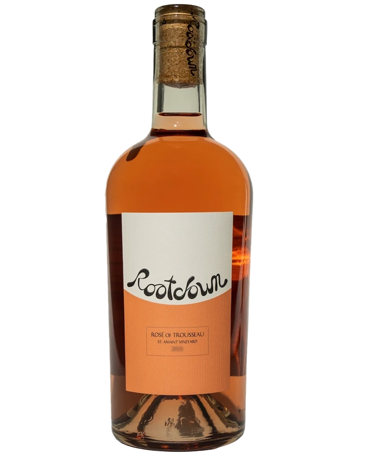 Rootdown Wine Cellars  2023  Rosé of Trousseau  St. Amant Vineyard  Amador County