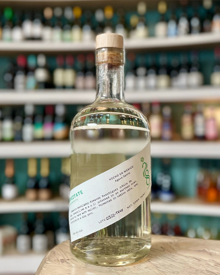 Veintiocho - Armando Rodriguez  'Tepeztate'  Mezcal Ancestral  Sola de Vega, Oaxaca