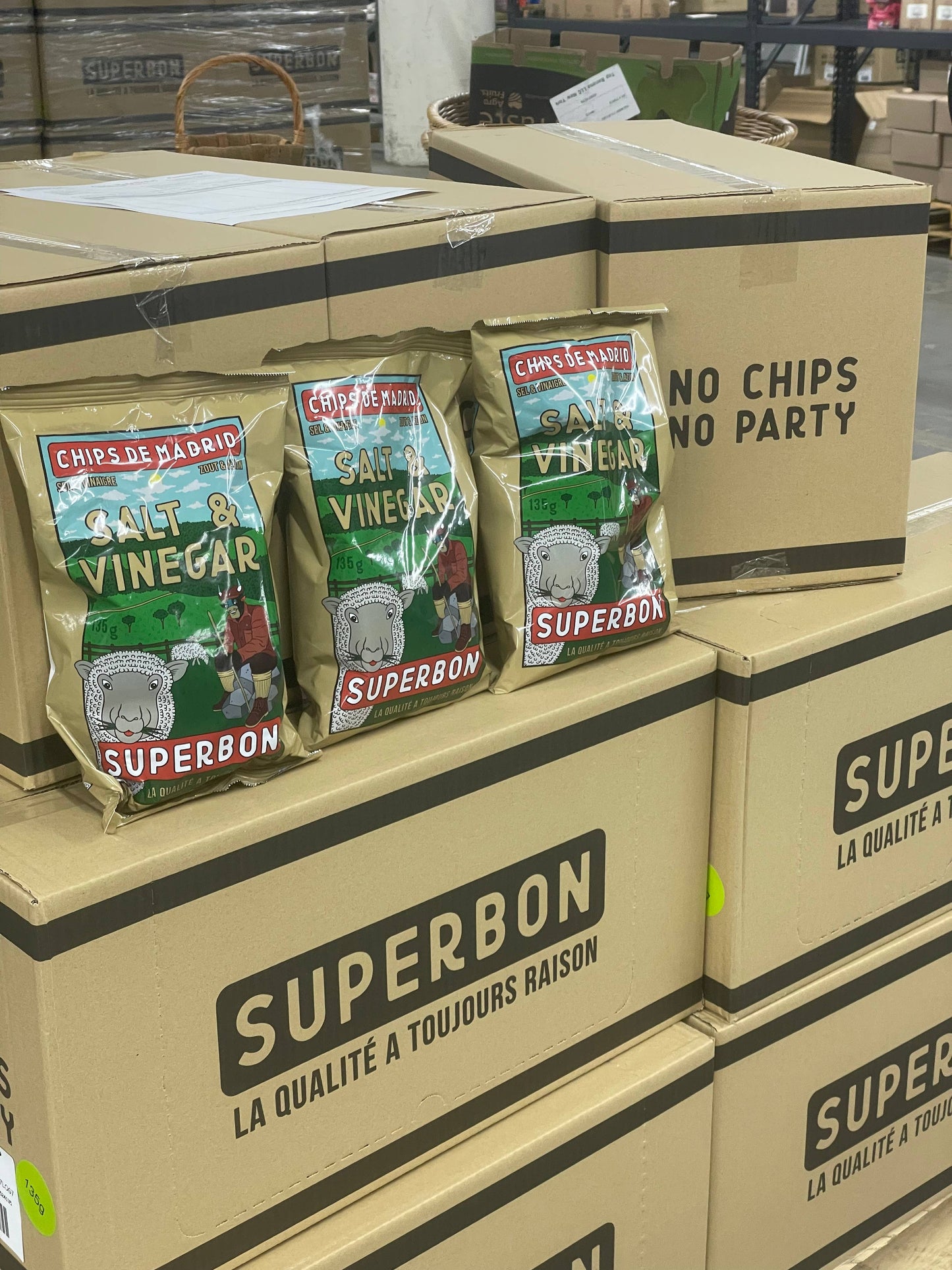 SUPERBON Salt & Vinegar Potato Chips