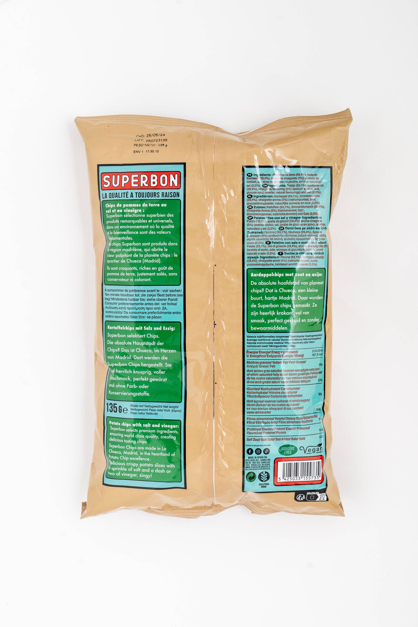 SUPERBON Salt & Vinegar Potato Chips