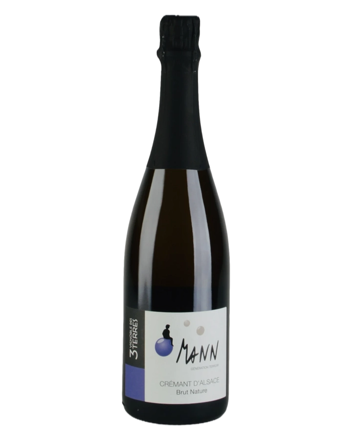 Domaine Mann "Vignoble des 3 Terres"  2018  Brut Nature  Crémant d’Alsace