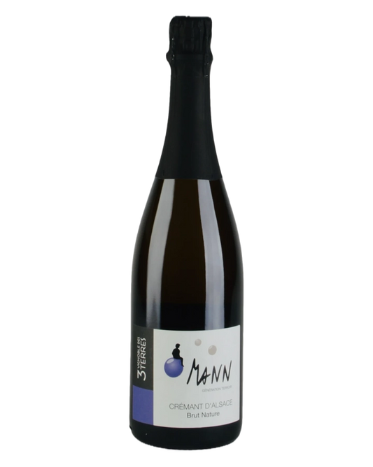 Domaine Mann "Vignoble des 3 Terres"  2018  Brut Nature  Crémant d’Alsace