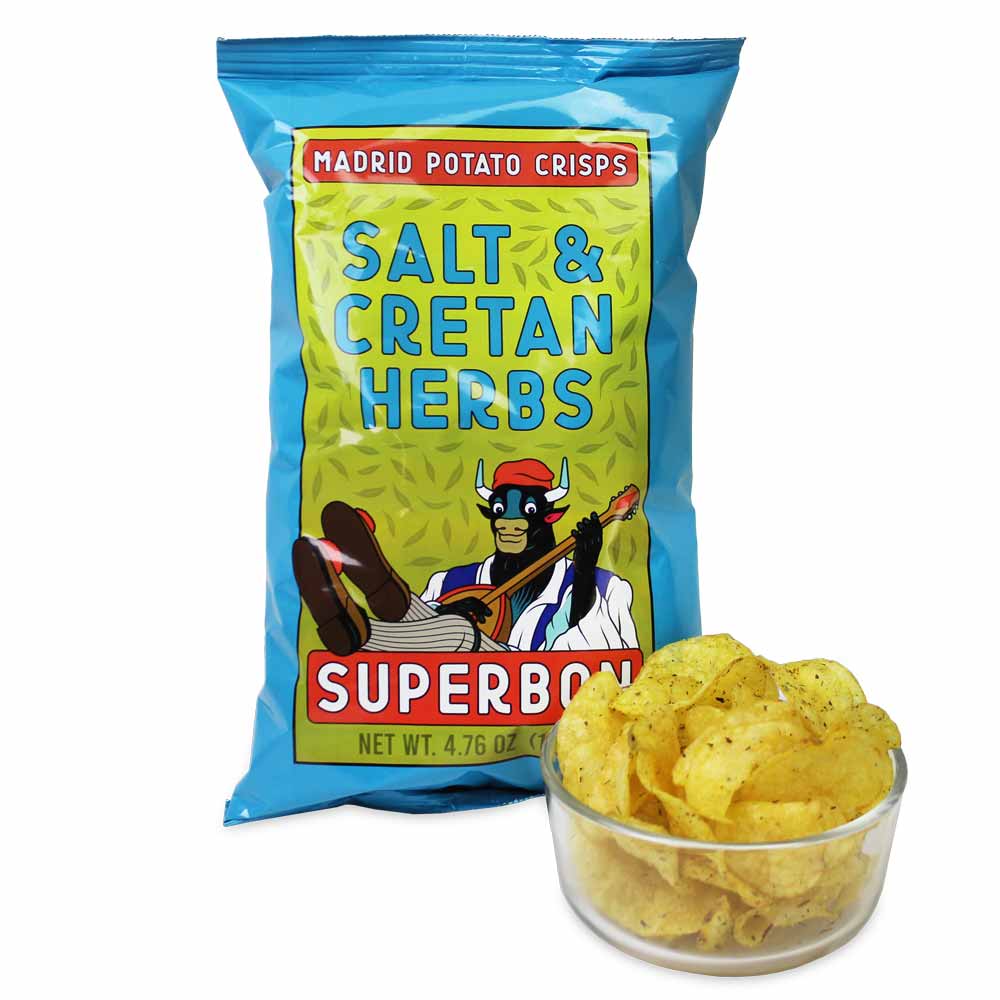 SUPERBON Salt + Cretian Herbs Potato Chips